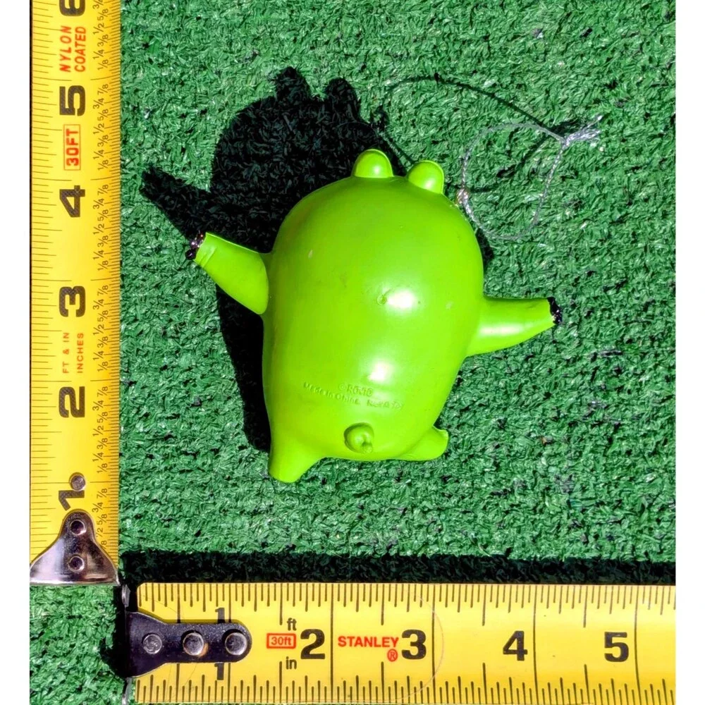 Angry Bird Christmas Ornament Green Pig Holiday Tree Decor Animals Xmas EUC